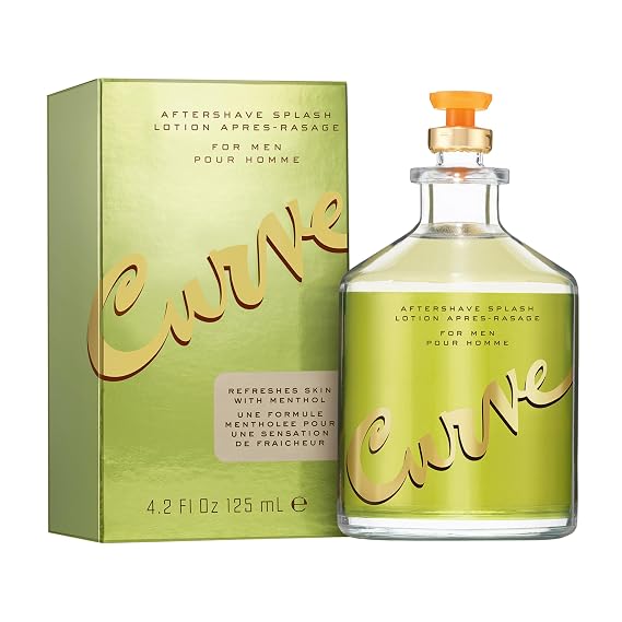 Curve Aftershave Splash Lotion for Men, 4.2 Fl Oz