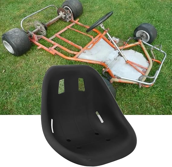 Go Kart Seat for Go Karts Drift Cars Balance Cars Large Size Car Seat Backrest Saddle Sprint Track Seat Kit Comfortable Ergonomic Design