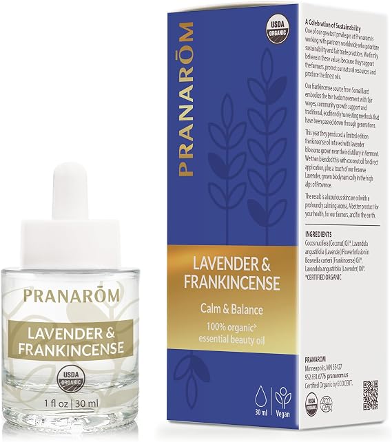 Pranarom - Lavender & Frankincense Infused Oil - 30ml