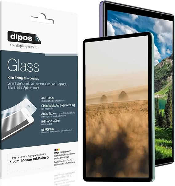 dipos 2x 9H Matte Screen Protector for Xiaomi Moaan InkPalm 5