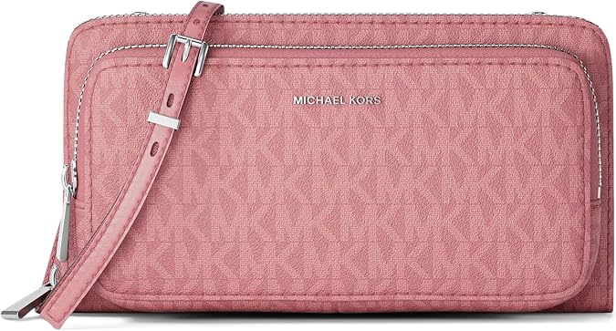 Michael Kors Women's Jet Set Large Continental Crossbody Wallet Jet Set Large Continental Crossbody Wallet