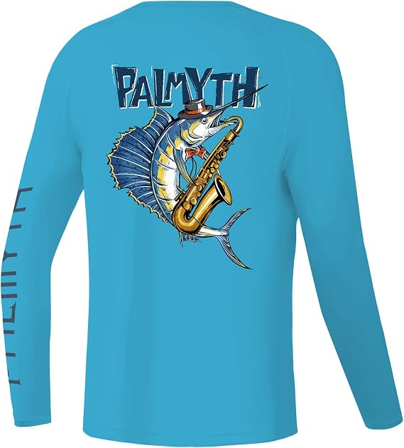 Palmyth Boys Fishing Shirt Long Sleeve UPF 50+ Quick Dry