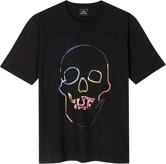 Paul Smith Men's Linear Skull T-Shirt