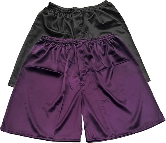 Men's Satin Boxers Shorts Pack Underwear