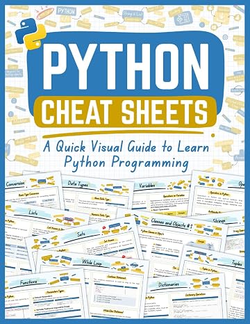 Python Cheat Sheets: A Quick Visual Guide to Learn Python Programming 