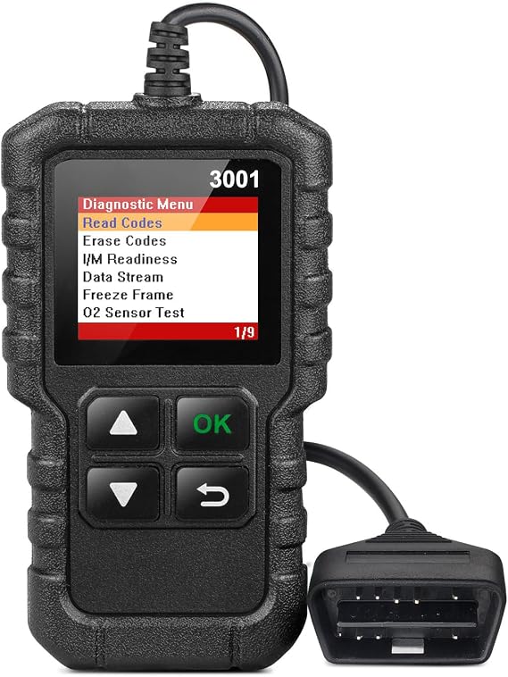 OBD2 Scanner Diagnostic Tool for Renault Scenic 3 Megane Sport Megane 2 Megane 3 Megane II Megane Scenic (Fits Gas/Petrol Models ONLY), Portable Car Code Reader, Plug and Play
