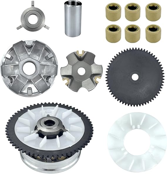 GY6 49cc 50cc Complete Variator Kit for 139QMB 139QMA 4 stroke Engines