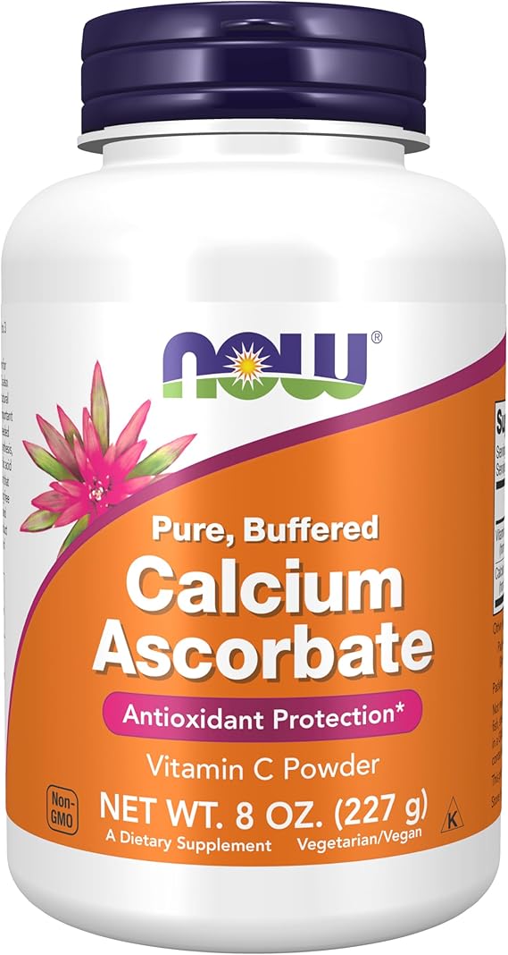 NOW Supplements, Calcium Ascorbate Powder, Antioxidant Protection*, 8 oz