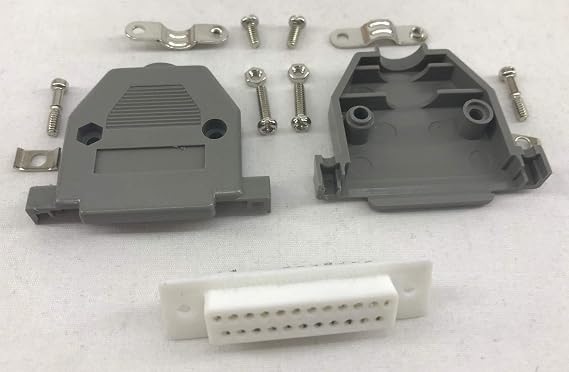 IEC DB23 Female Solder Type Connector Kit with Hood - 23 Position