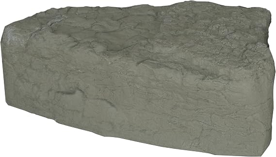 RTS Home Accents Large Landscape Rock, Armor Stone Appearance, Lightweight, 35" W x 26.6" D x 14" H, Left Triangle, Sandstone Color