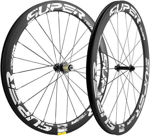 Superteam 50/25mm UD Matte Finish Wheel 700c Carbon Wheelset Clincher (White)