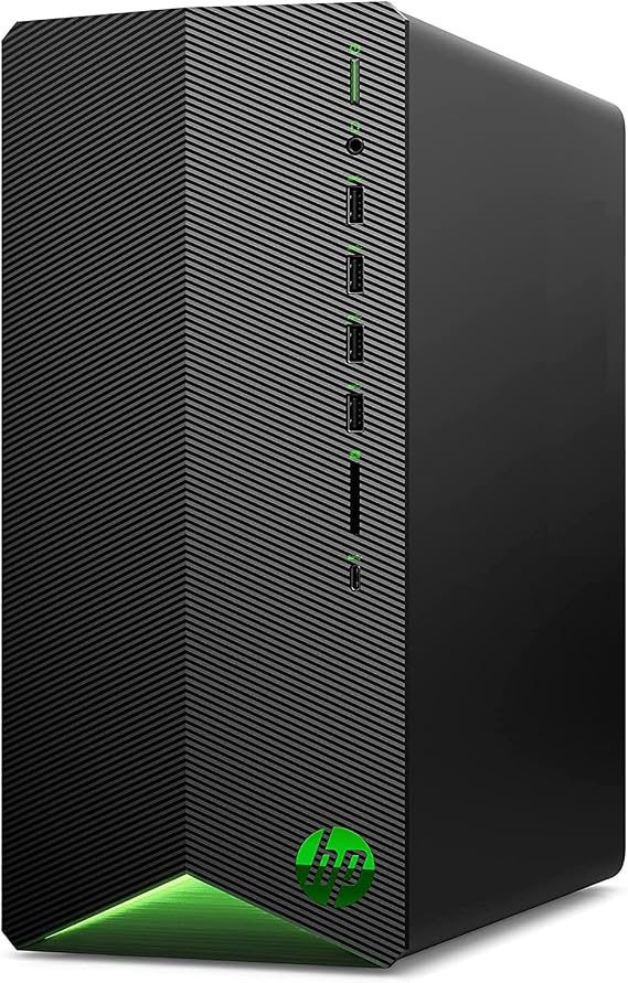 HP Pavilion Gaming Desktop, NVIDIA GeForce GTX 1650, 10th Gen Intel Core i5-10400F, 8 GB RAM, 256 GB SSD, Windows 11 Home, 9 USB Ports, Keyboard and Mouse Combo, Pre-Built PC Tower (TG01-1120, 2022)