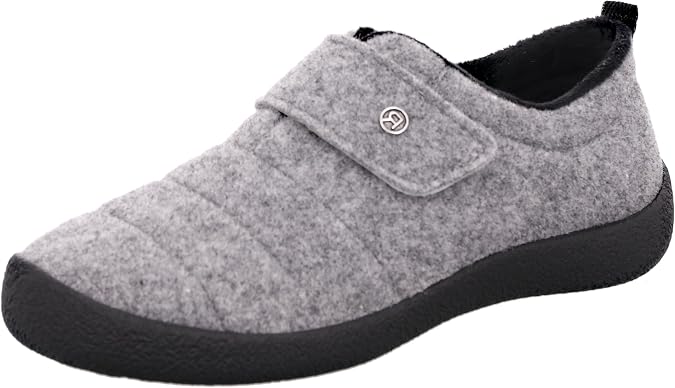 Rohde D.Olbia 2007 Women's Closed Felt Slippers Fastening
