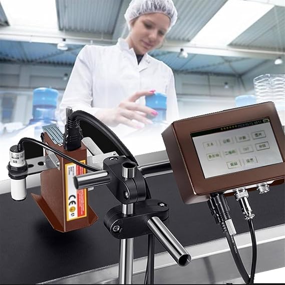 Inkjet Printer Online Batch Encoder,Automatic Inkjet Coding Machine,Date Coding Machine for Production Line,in Line Inkjet Coder,Industrial Inkjet Printer(25.4mm)
