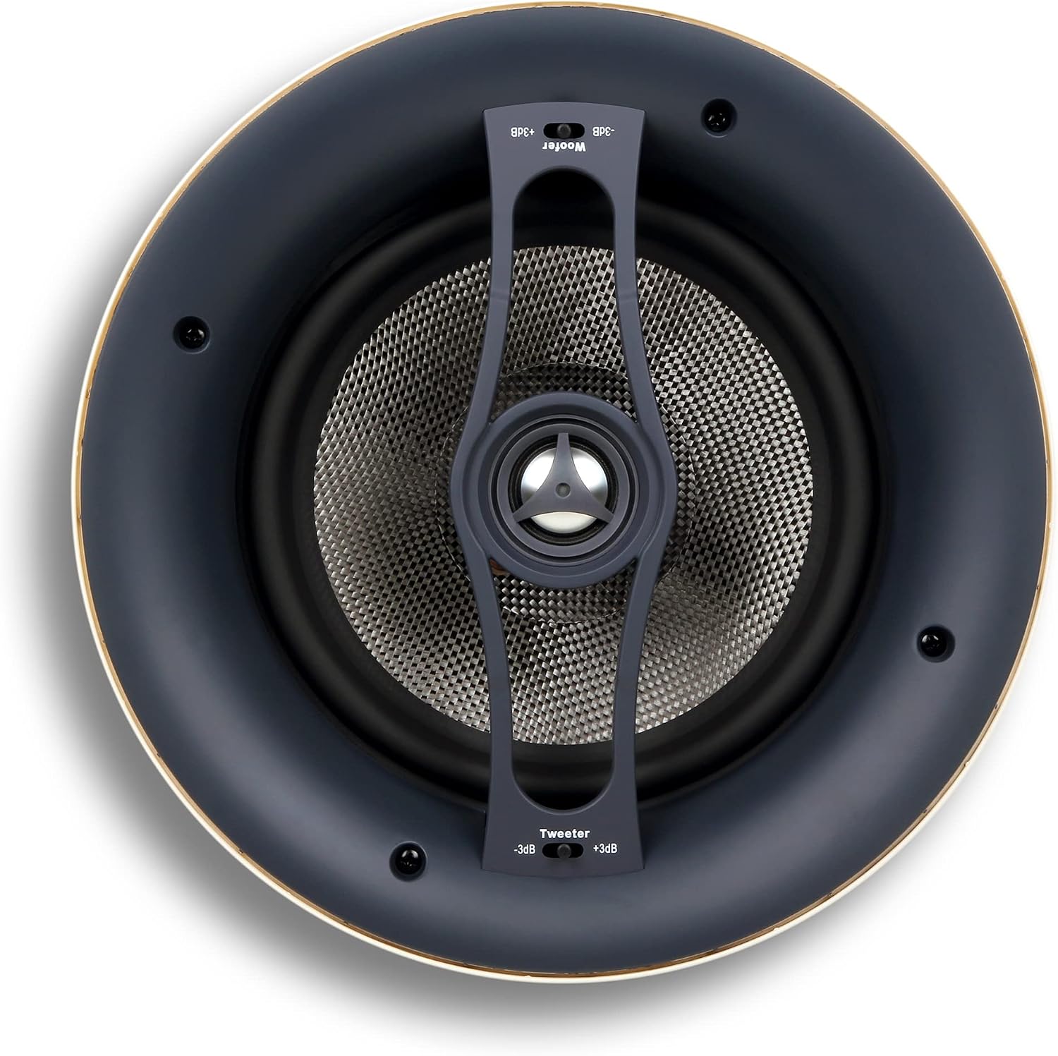 Micca Reference Series R-8C 8-Inch Rimless In-Ceiling Speaker (Each, White)