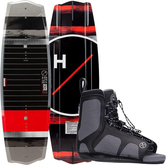Hyperlite State 2.0 Wakeboard w/Remix Bindings Mens Sz 140cm/(10-14) Black