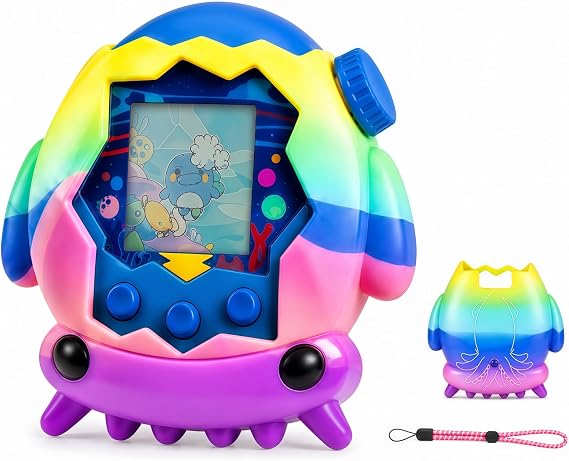 Ultimate Protective Cover for Tamagotchi Paradise,Shockproof, Scratch-Resistant & Super Soft Silicone Case with Secure Lanyard for Tamagotchi Cover Interactive Virtual Pet Care (Mixed Pink)