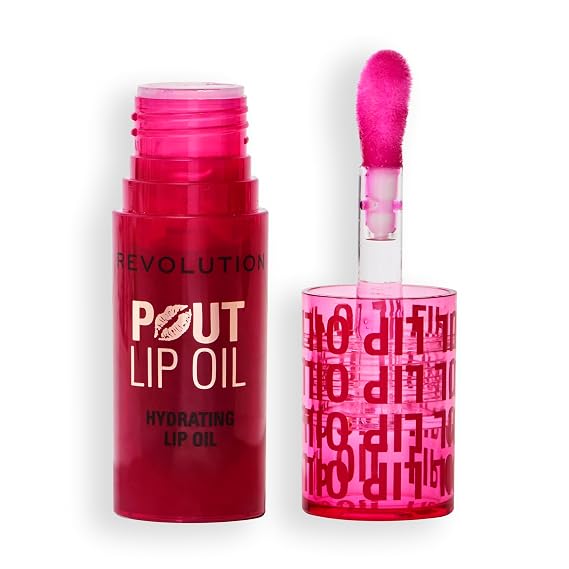 Revolution Pout Lip Oil, Cherry Red