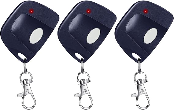 Kingdder 3 Pcs Gate Opener Remote Compatible with Multicode, Purple, White