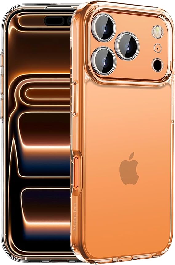 Clear Case Designed for iPhone 17 Pro Max Case, [Never Yellow] [Shockproof Mil-grade Protection] Protective Phone Cases, Thin Slim Fit Cover, Clear