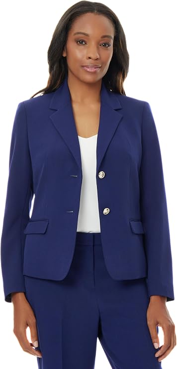 Kasper Women's Classic Stretch Two Button Blazer