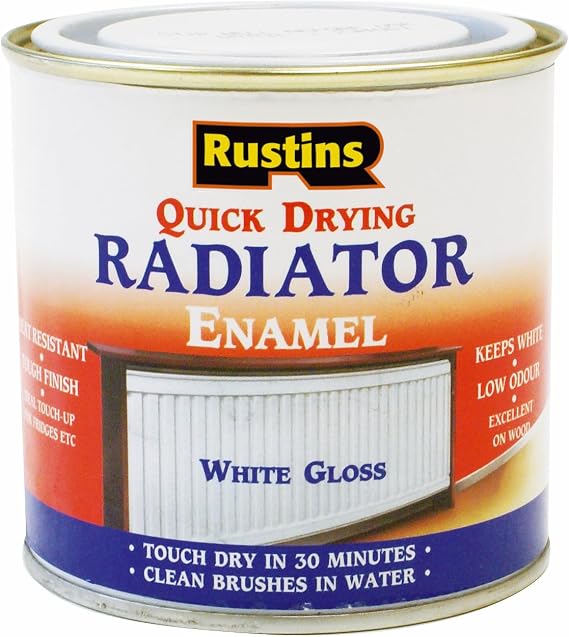 Rustins Quick Drying Radiator Enamel Gloss 250ml