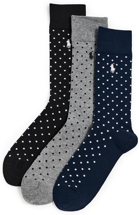 POLO RALPH LAUREN Men's Argyle Slack Socks 3 Pack