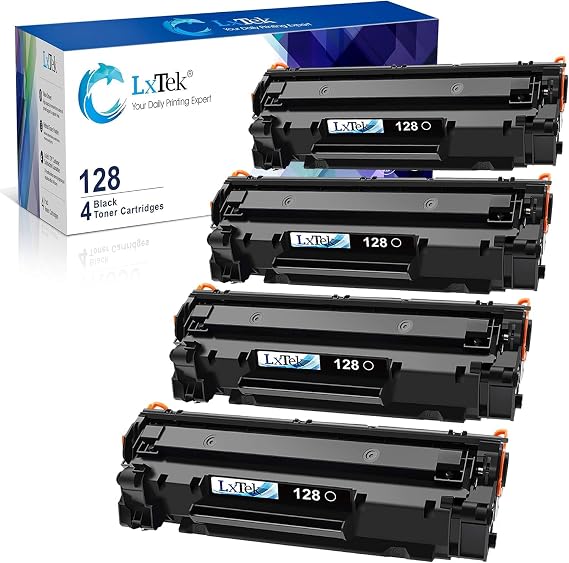 LxTek Compatible Toner Cartridge Replacement for Canon 128 Toner Cartridges
