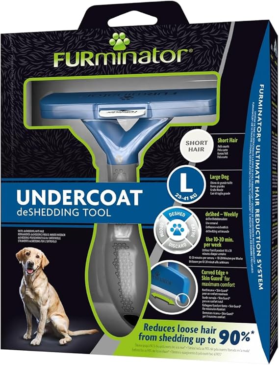 FURminator Undercoat deShedding Tool for Large Short Hair Dogs 23-41 kg