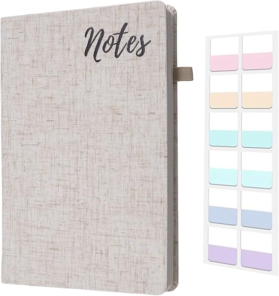 Lined Journal Notebook Linen Hardcover Ruled College Ruled Journals for Writing Note for Women Men Office School