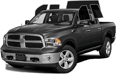 AUTOTEK Precut Windows Tint Film All Sides Cars Sun Blocking Protection Privacy Anti Shatter Glass 2 Ply Film 10% Tint Shade kit for RAM 1500 Classic Crew 2019-2024