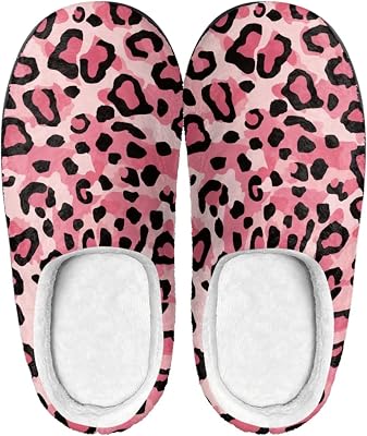 Mens Womens Non-slip Slippers, Flannel Warm Soft Cozy Slippers, House Bedroom IndoorOutdoor Warm Shoes, Size 2-12