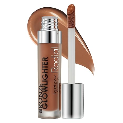 Rodial Bronze Glowlighter 0.2 fl oz, Liquid Cream Bronzer for Luminous Glow, Hydrating Bronzing Drops with Vitamin E & Vitamin C, Pearlescent Contour & Complexion Enhancer