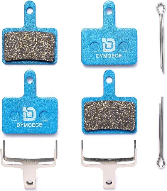 Bike Brake Pads 2 Pairs Disc Brake Pad for Shimano Deore TRP Tektro