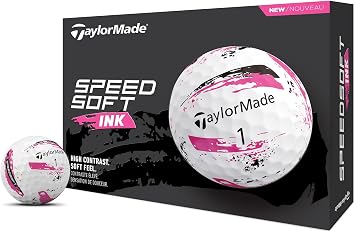 TaylorMade SpeedSoft Golf Balls, Maximum Distance with Ultra-Soft Feel, Perfect for Off The Tee and Around The Green