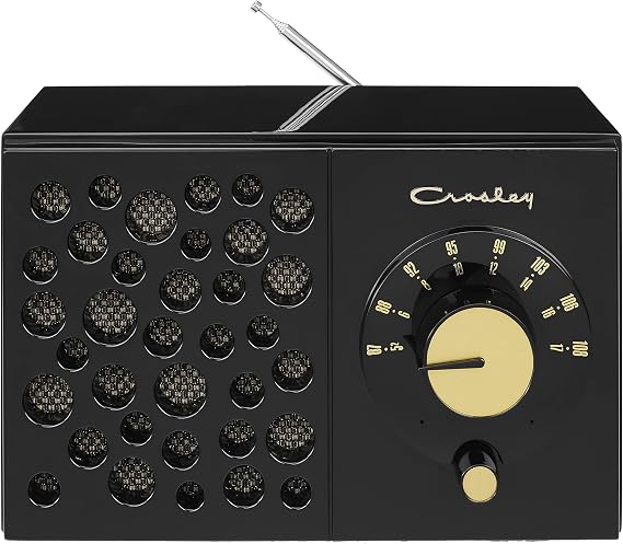 Crosley CR3042A-BK Maverick Radio, Black