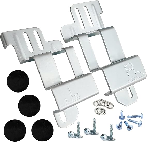 MEANHDAG Stacking Kit SK-DH for Samsung 24 Wide Front Load Washer and Dryer Combo, Save Space Solution for Stackable Laundry Machine Sets, All Parts Included