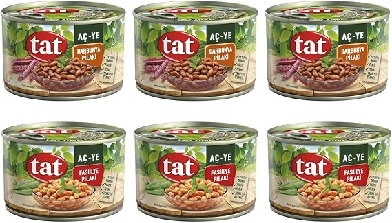 Tat Fasulye ve Barbunya Pilaki Karma Paket, 6'lı, 400 gr