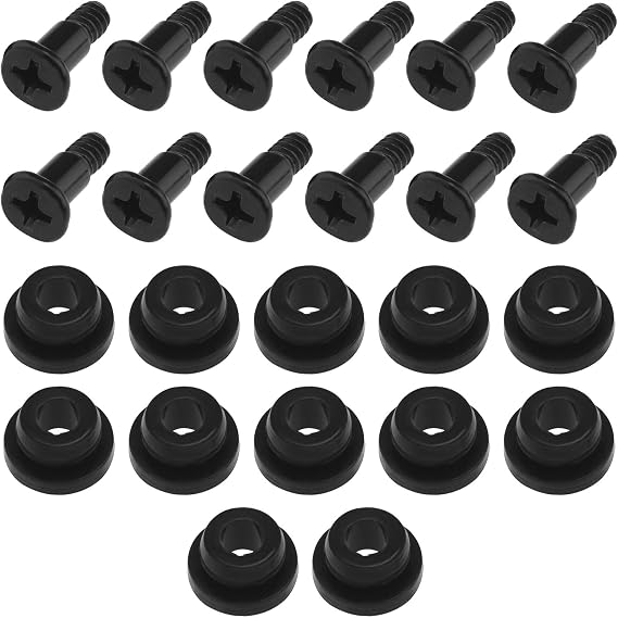 12PCS 3.5 Inches Hard Drive Screw with Rubber Washer Kit Hard Drive Shock Absorbing Screw Shock Absorption Screw for 3.5 Inches HDD SSD Computer Cases