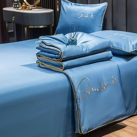 Cooling Comforter King Size, Cooling Blankets for Hot Sleepers Lightweight Cooling Comforter Breathable Double-Sided Quilt Summer Blanket 200x230cm/79x90in
