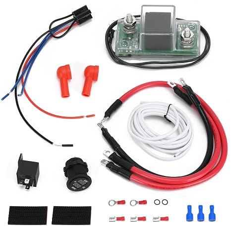 12V UTV Dual Battery Isolator Connect & Monitor Kit Fit for Honda Pioneer 1000/700/500 Talon & Polaris General 1000, Ranger 400/570/800/900 Replace# UTV-SBI-CM