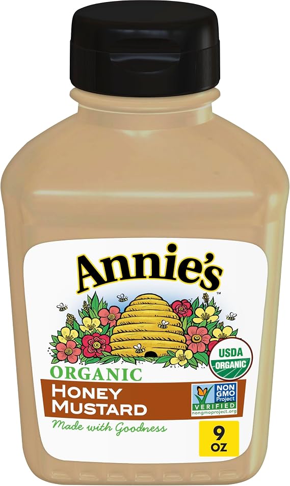 Annies Homegrown Mustard Honey Org, 9 Oz