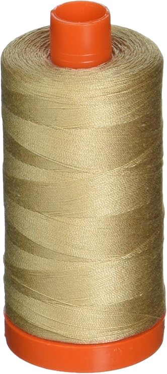 Aurifil A1050-2326 Solid 50wt 1422 yd Sand Mako Cotton Thread
