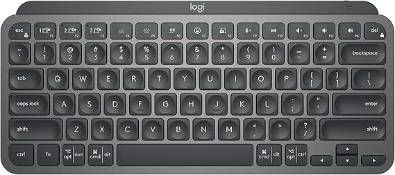 Logitech MX Keys Mini Minimalist Wireless Illuminated Keyboard - Graphite
