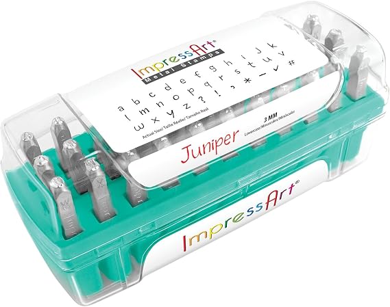 ImpressArt Lowercase Stamp Set, 3mm, Juniper