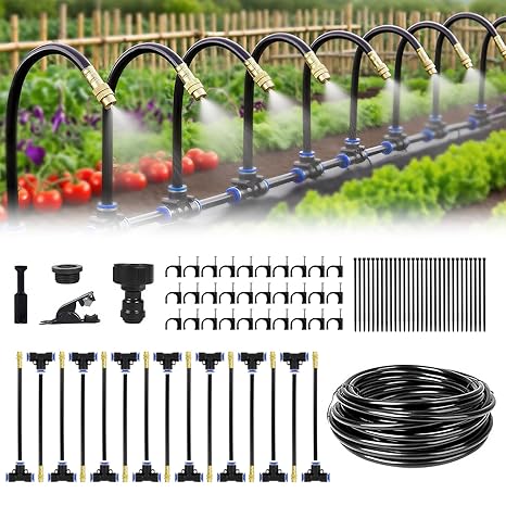 Drip Irrigation System, Automatic Watering System with Quick Connectors