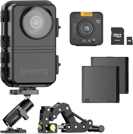Brinno BCC5000 4K WiFi Time Lapse Camera Bundle - HDR and IP65 Housing