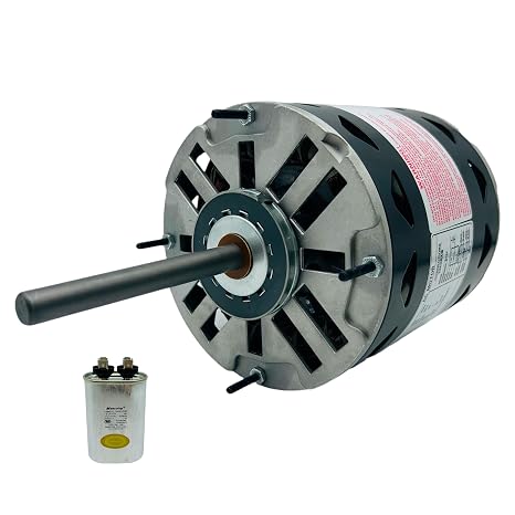 DL1076 Direct Drive Blower Fan Motor 3/4 HP 1075 RPM 3-Speeds 115 V