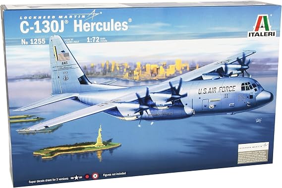 Italeri 1255S 1/72 C-130J Hercules, Grey