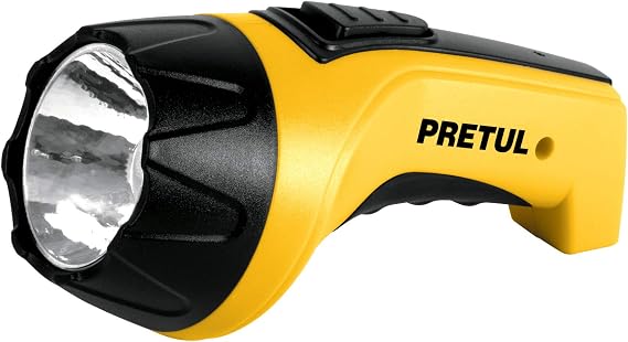 LED rechargeable flashlight, 60 lumens, Pretul